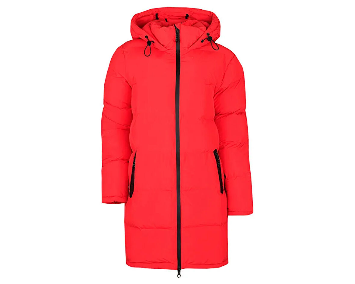 Only Onlpaula Premium Puffer Kadın Günlük Mont 15326656-HIGH-RISK-RED Kırmızı