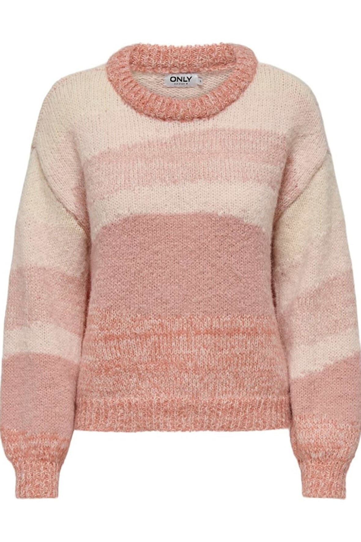 ONLJENNY LIFE LS O-NECK KNT PUDRA 15327620