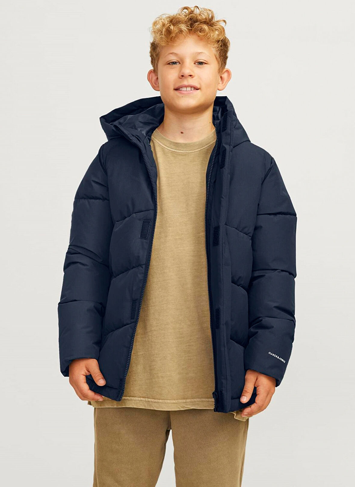 Jack & Jones Lacivert Erkek Çocuk Şişme Mont 12260052