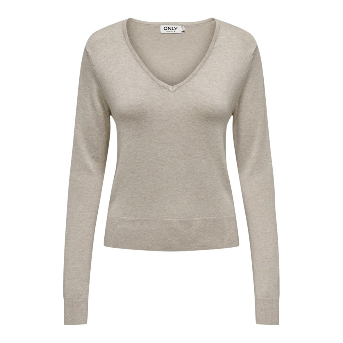 Kadın V Yaka Triko Kazak 15333990