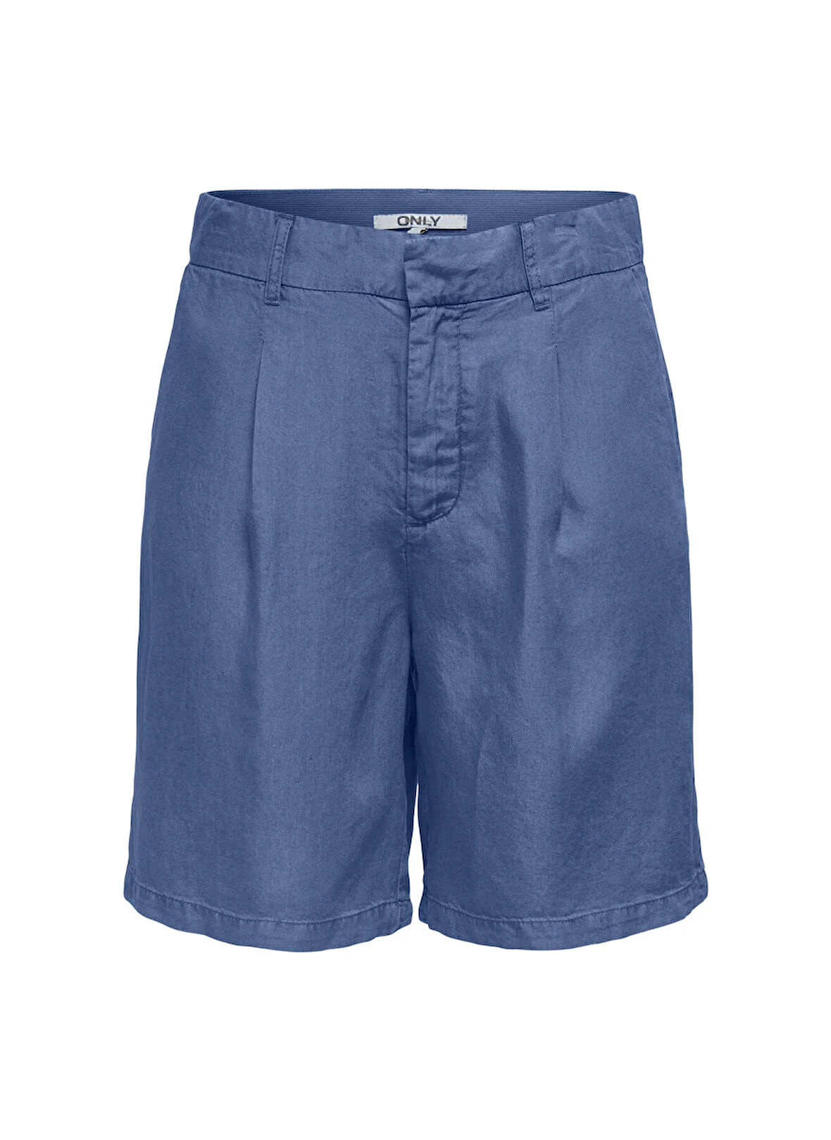 Only Orta Bel Rahat Mavi Kadın Şort ONLCHARIS LIFE MW LONG SHORT CC WVN