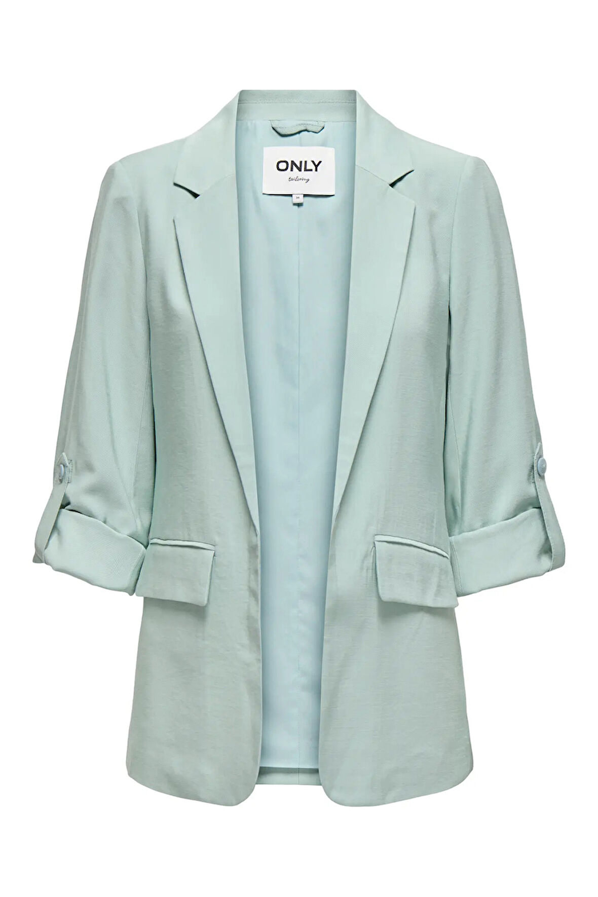 Only Kadın Onlarıs Rahat Kalıp Kolu Katlanabilir Blazer Ceket 15310839 Mint