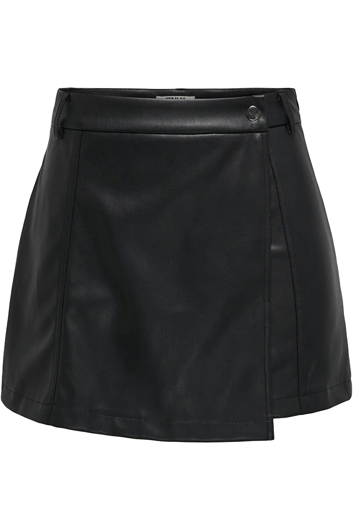 Only Kadın Deri Etek Görünümlü 100% Polyester Şort - 15338450