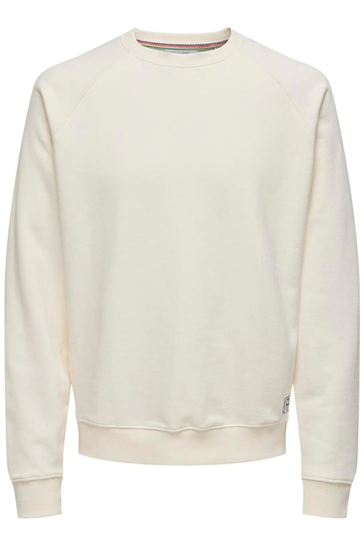 ONSMICHI LIFE REG CREW NECK SWEAT KREM 22030618