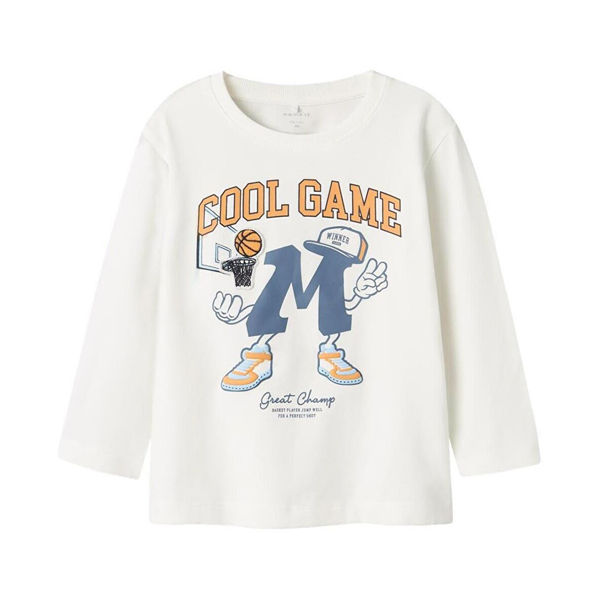 Name it Erkek Çocuk Baskılı Uzun Kollu T-shirt