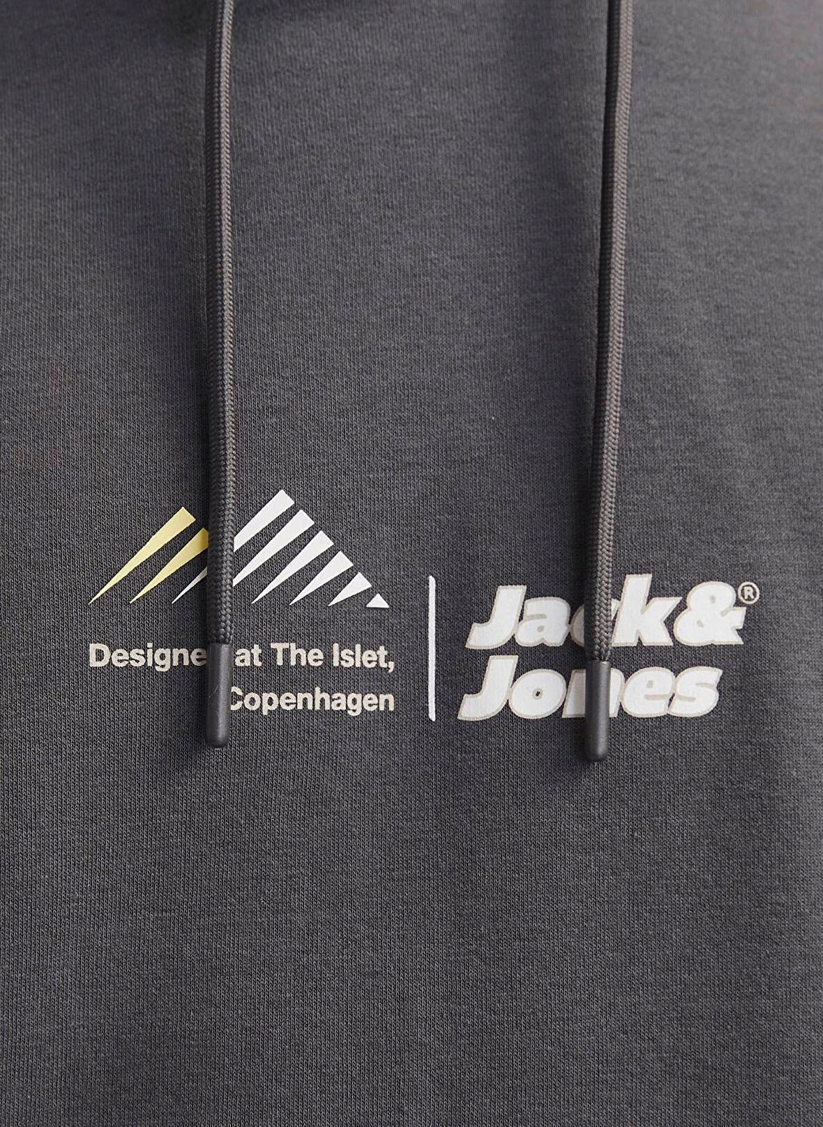 Jack & Jones Kapüşon Yaka Mor Erkek Sweatshırt 12266908_JCOLIMA LOGO SWEAT HOOD BF