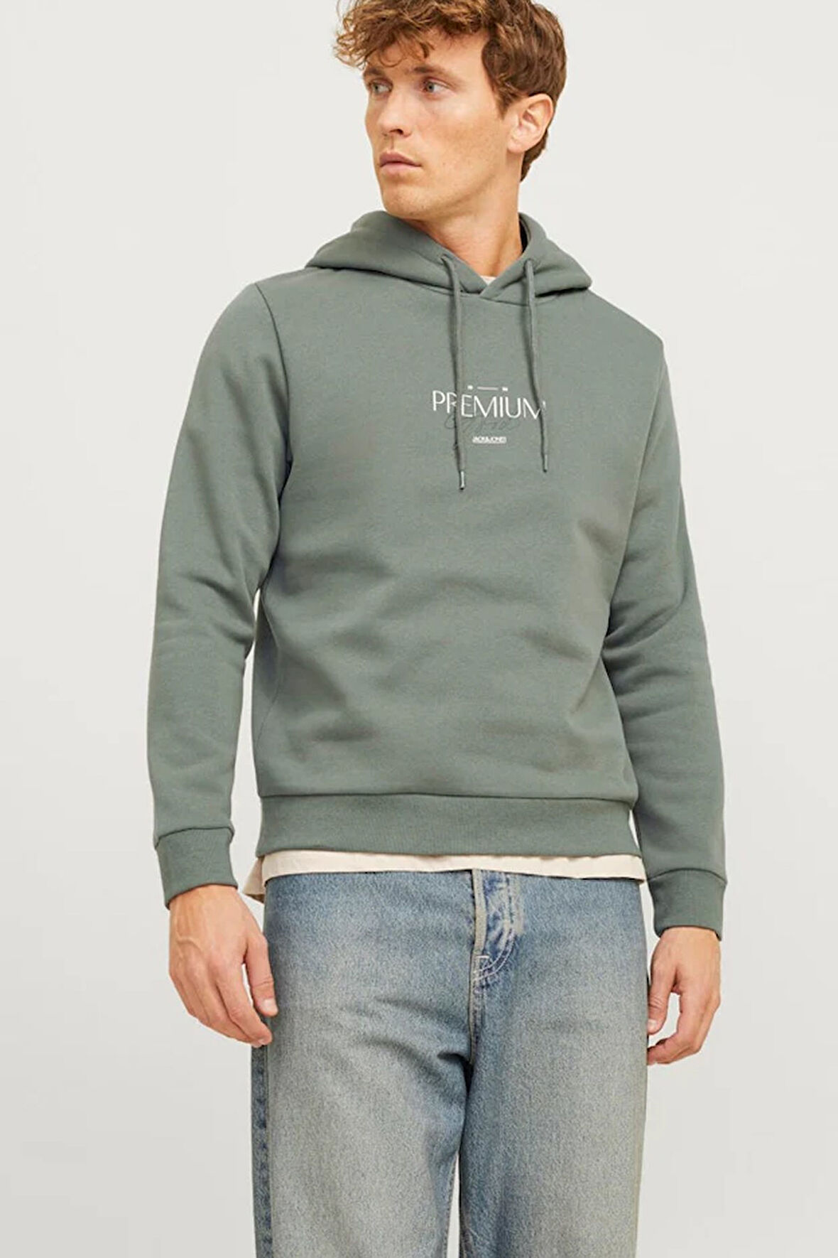 Jack & Jones Jprblaharold Kapüşonlu Erkek Sweat 12271193