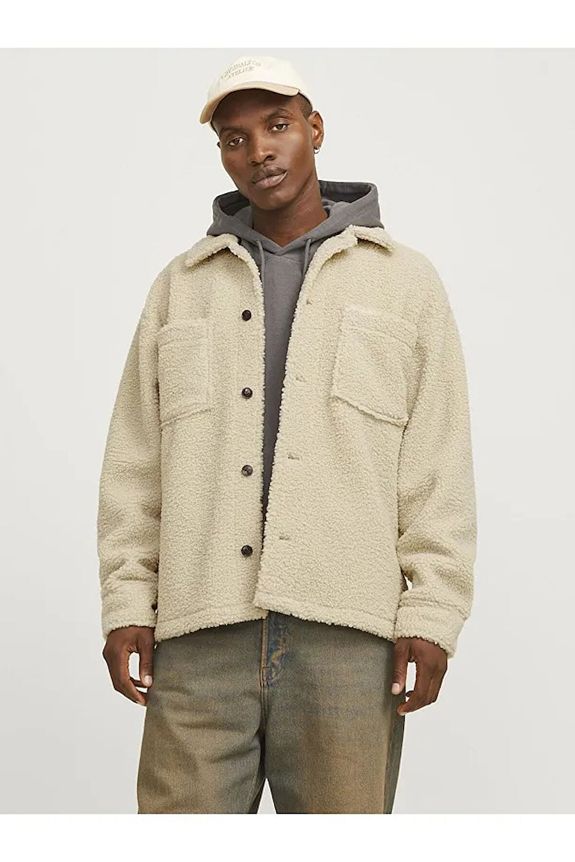 Jack & Jones Erkek Krem Ceket 12266269