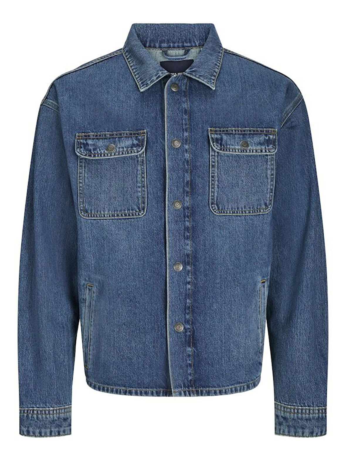 Jack Jones Chase Overshırt Erkek Jean Gömlek 12249029