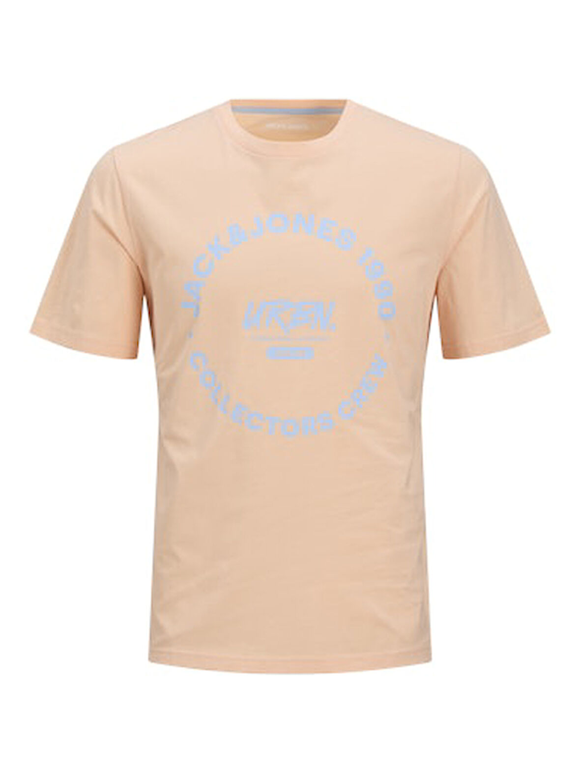 JACK JONES Erkek Pembe Kısa Kollu Tişört 12269280