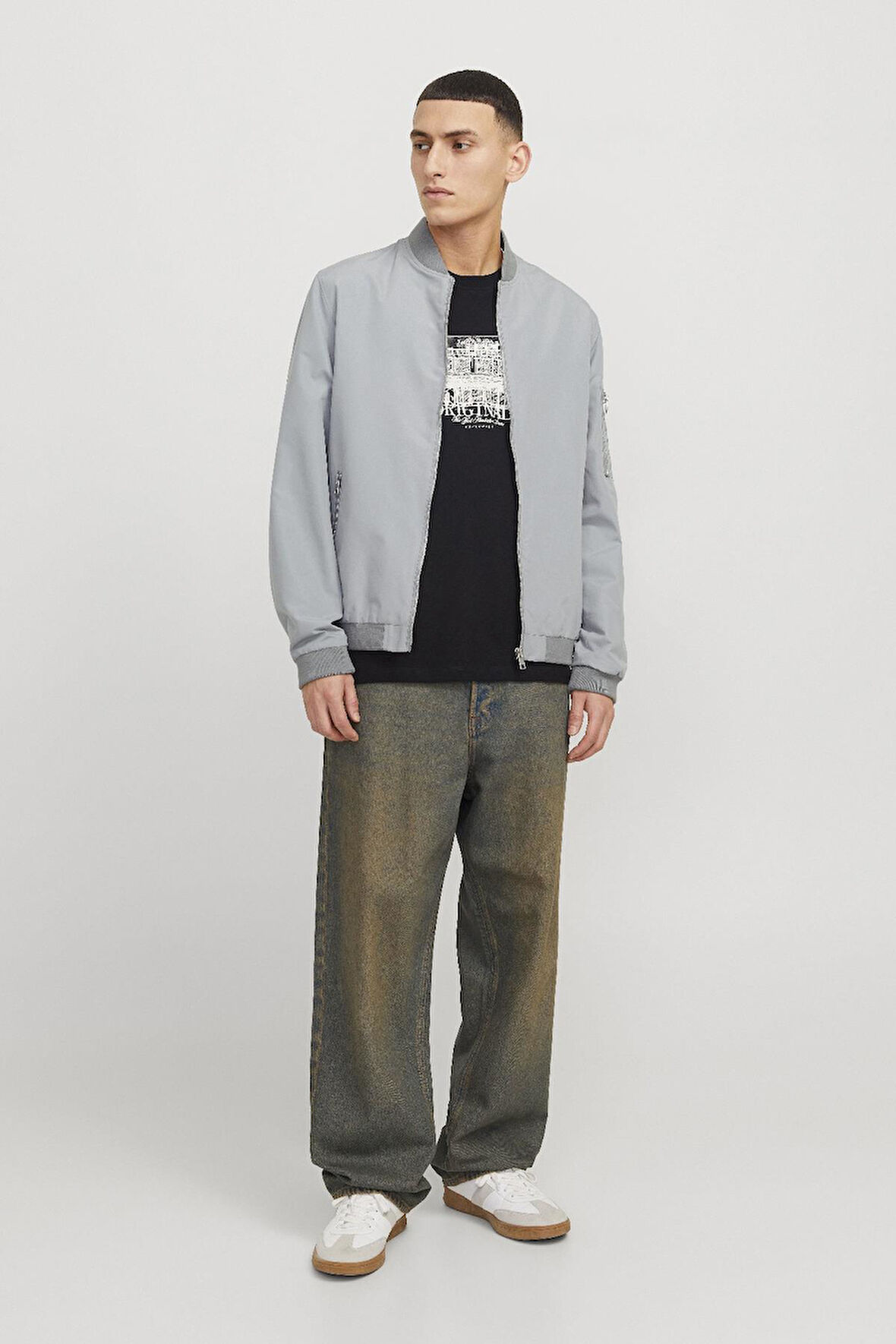 JJERUSH BOMBER NOOS GRİ