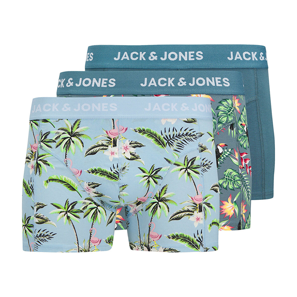 Jack Jones Boxer Flower Bird 3 Pack