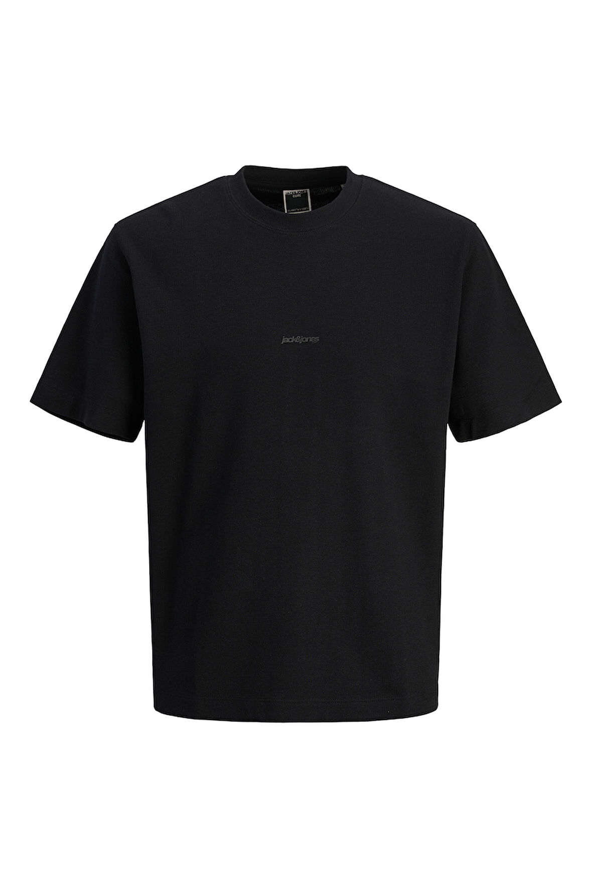 Jack & Jones Erkek Jcotarmac Relaxed Fit Bisiklet Yaka Kısa Kollu T-Shirt 12273217 Siyah