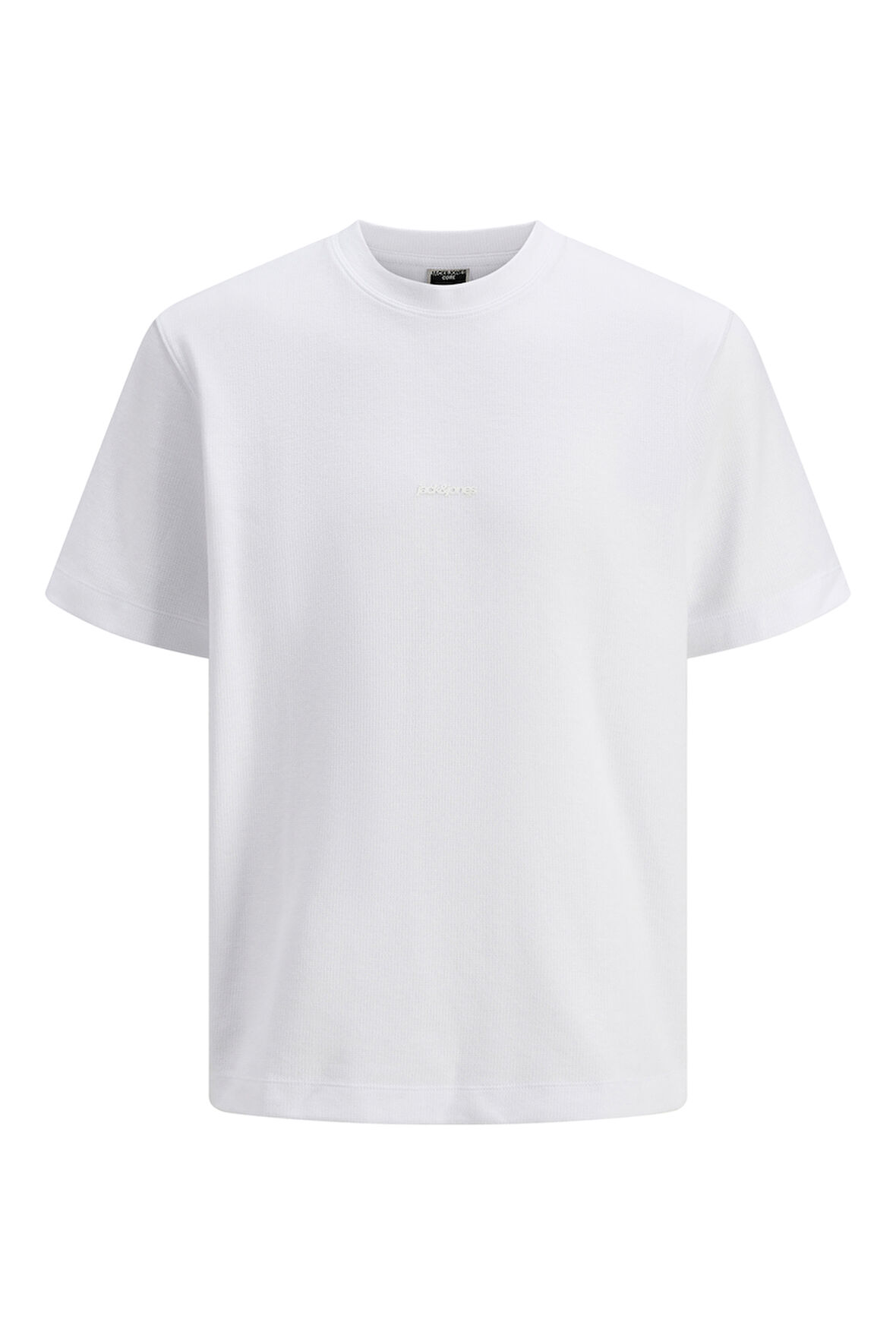 Jack & Jones Erkek Jcotarmac Relaxed Fit Bisiklet Yaka Kısa Kollu T-Shirt 12273217 Beyaz