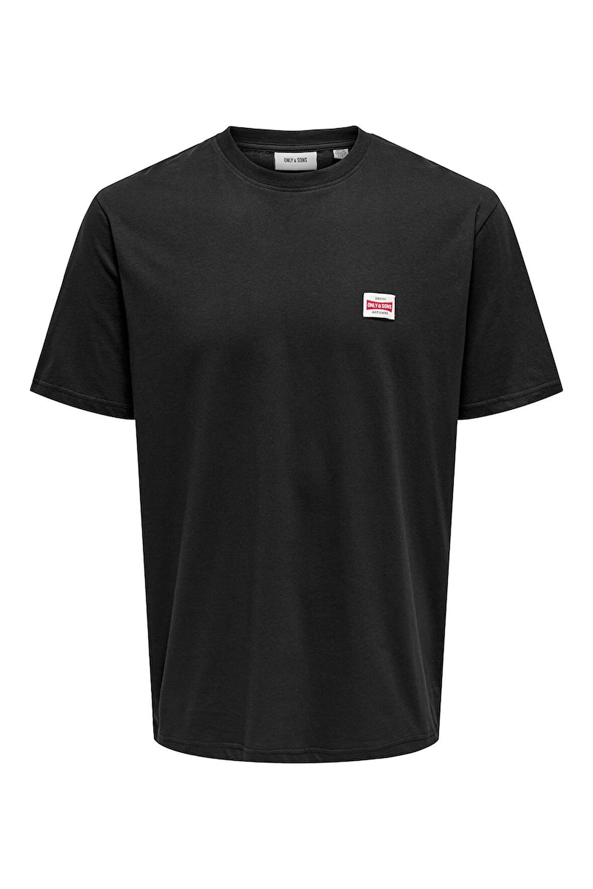 Only & Sons Erkek Onsdawson Regular Fit Kısa Kollu %100 Pamuk T-Shirt 22033190 Siyah