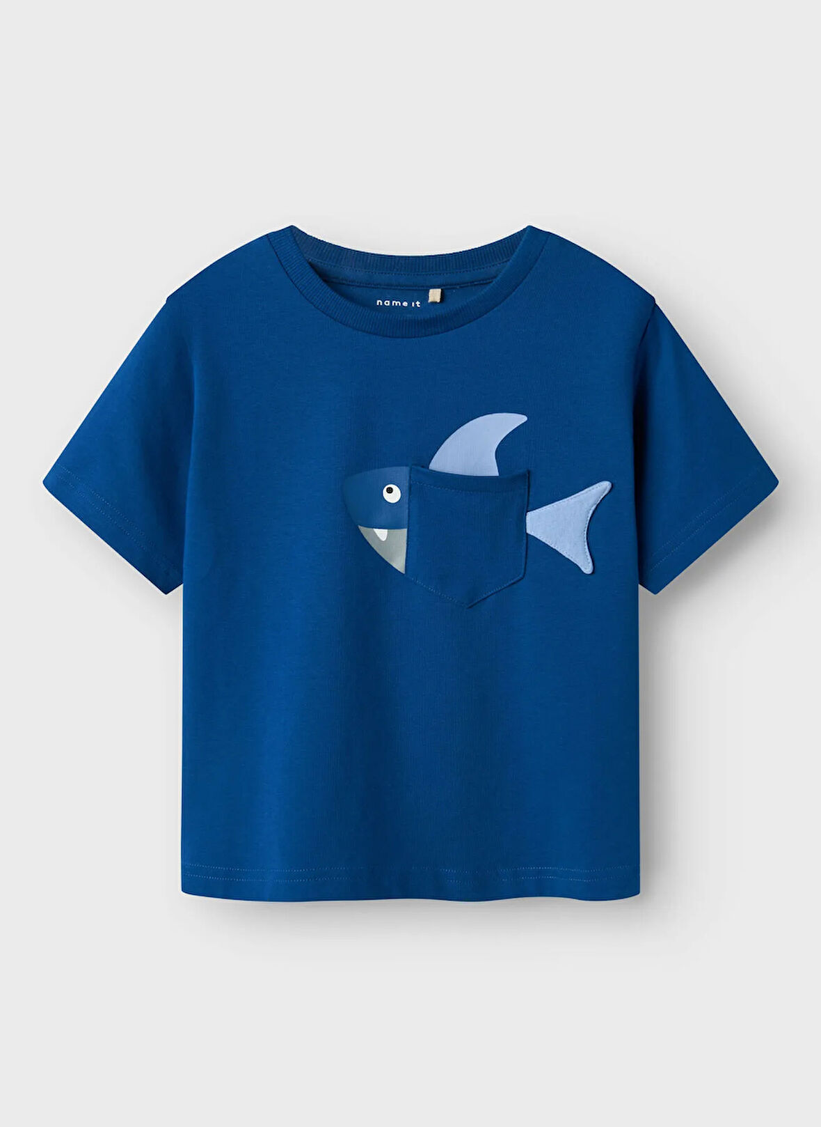 Name İt Baskılı Lacivert Erkek Çocuk T-Shirt 13241033