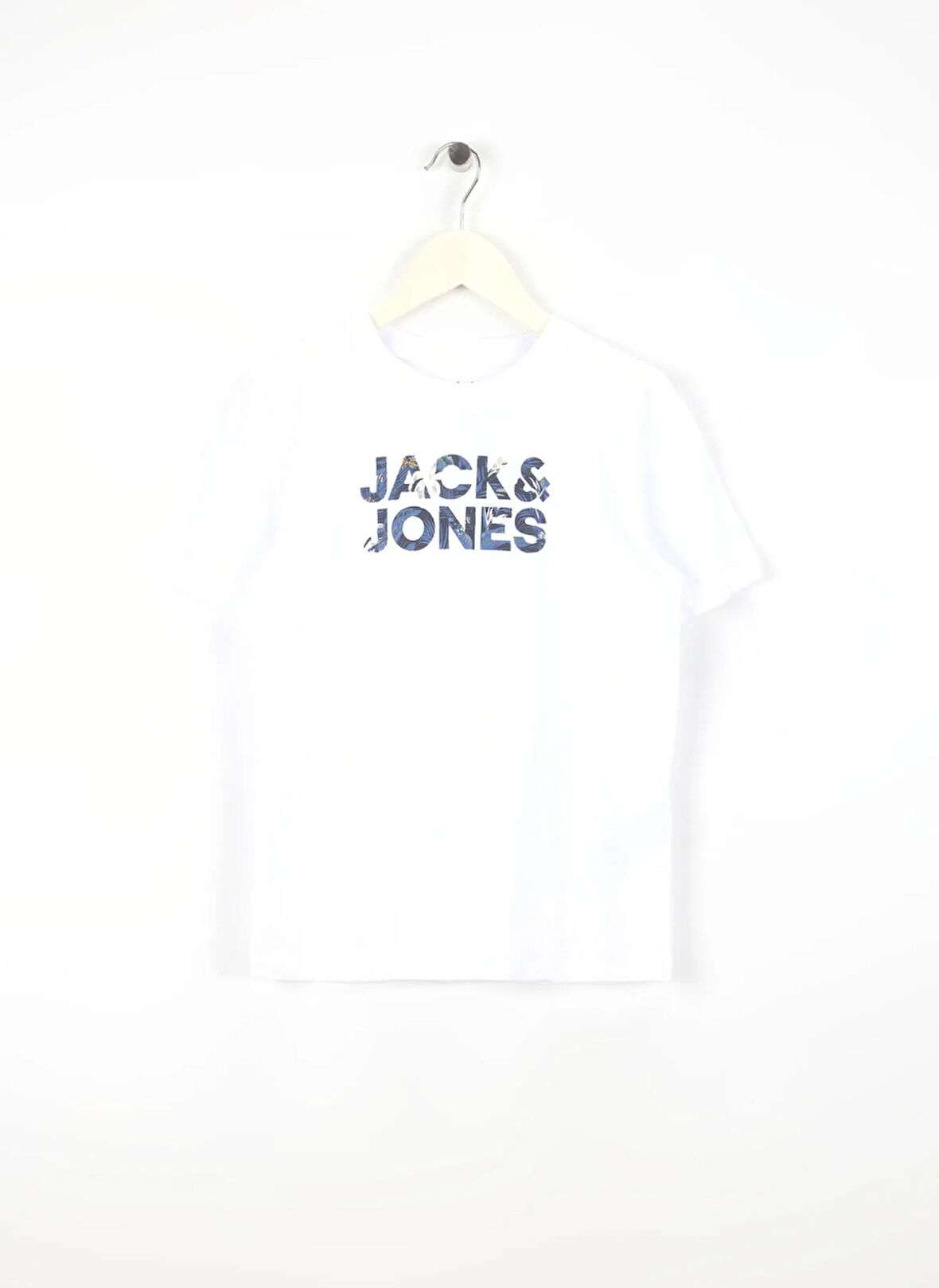 Jack & Jones Baskılı Beyaz Erkek Çocuk T-Shirt 12268854
