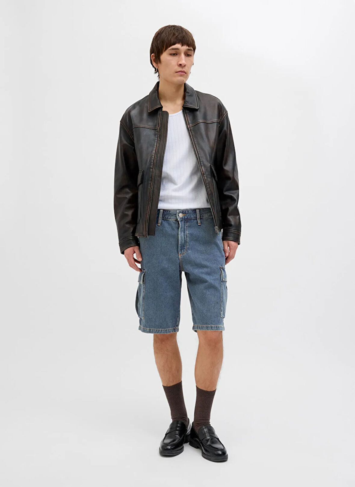 Jack & Jones Denim Şort, L, Mavi