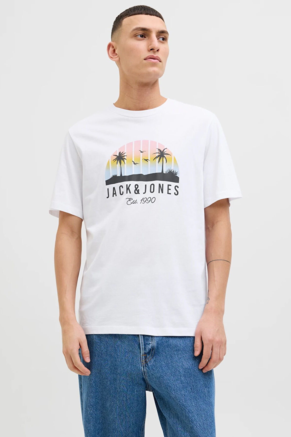 Jack & Jones Jjpalm Erkek Tişört