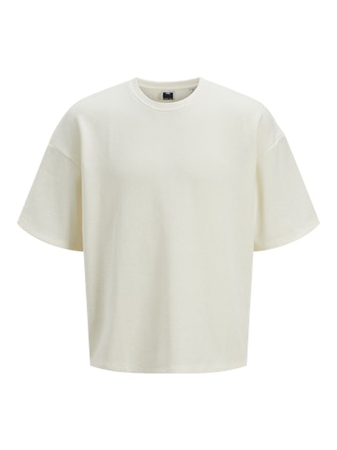 JACK JONES Erkek Ekru Pamuklu Tişört 12274578