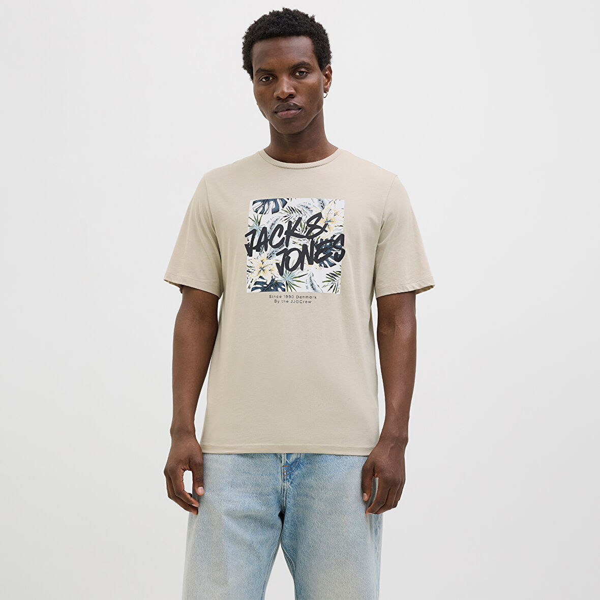 Jack Jones Tişört Hawaii Shape Crew Neck