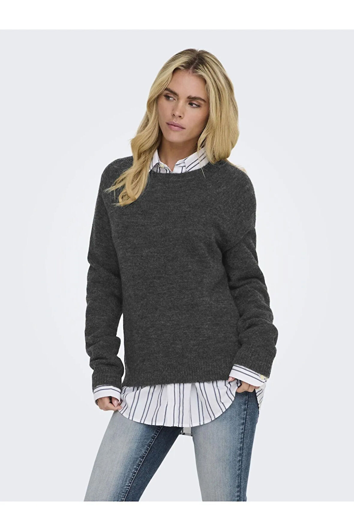 Only Kadın / Kız Antrasit Kazak (Model Kodu: 15343380 )