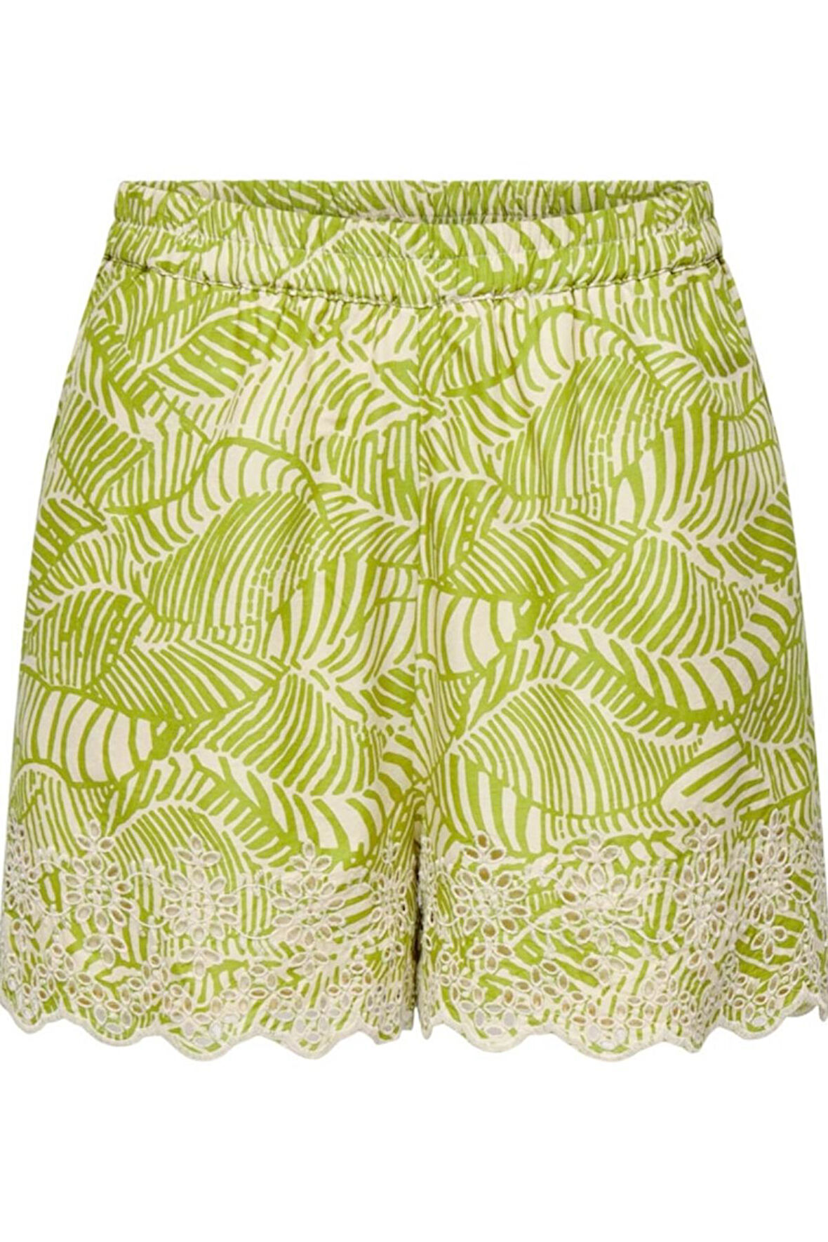 ONLLOU LIFE EMB LOOSE SHORTS WVN AÇIK YEŞİL