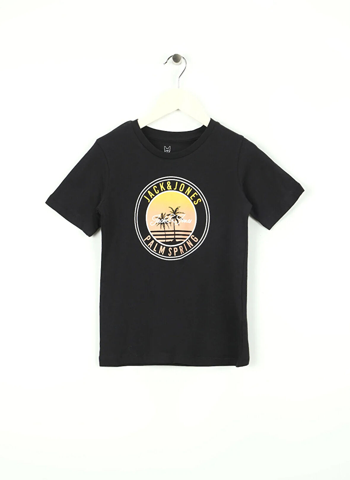 Jack & Jones Baskılı Siyah Erkek Çocuk T-Shirt 12269922