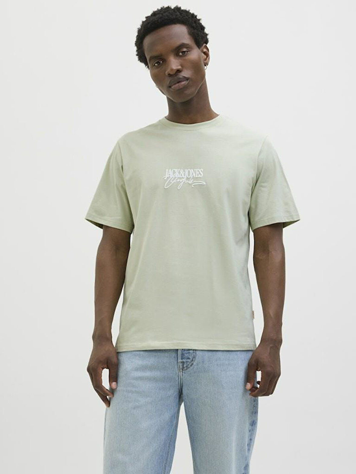Jack Jones Almerıa Brandıng Regular Fit Erkek Tişört 12276784