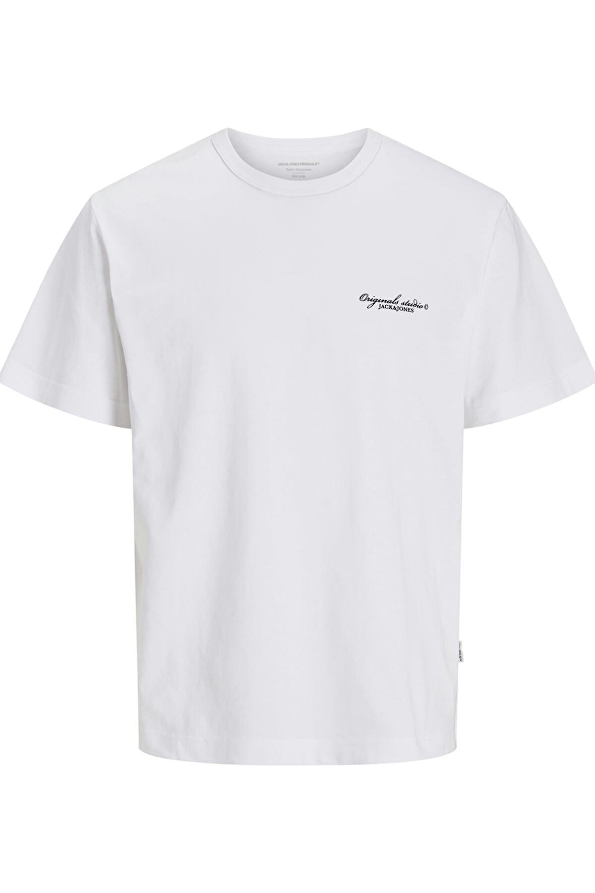 JORBOSTON CHEST BRANDING TEE SS CN P.BEYAZ