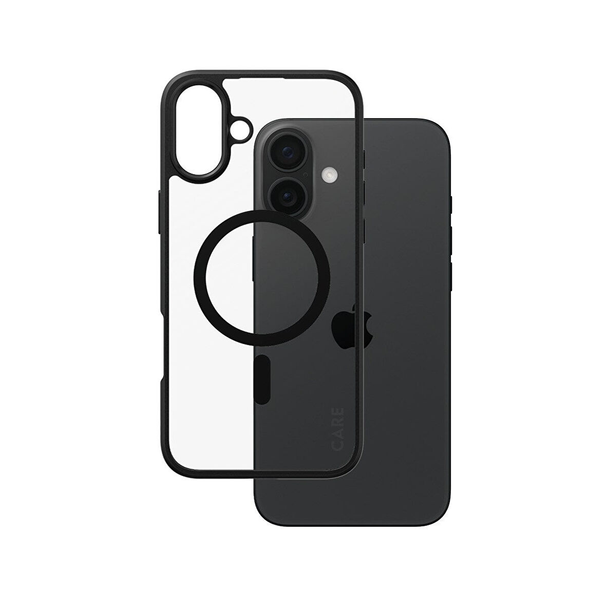 CARE by PanzerGlass iPhone 16 Plus Flagship Urban Combat & MagSafe - Siyah Çerçeve Kılıf