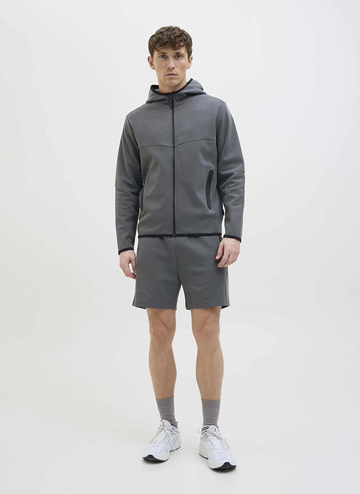 Jack & Jones Sweat Şort, S, Gri