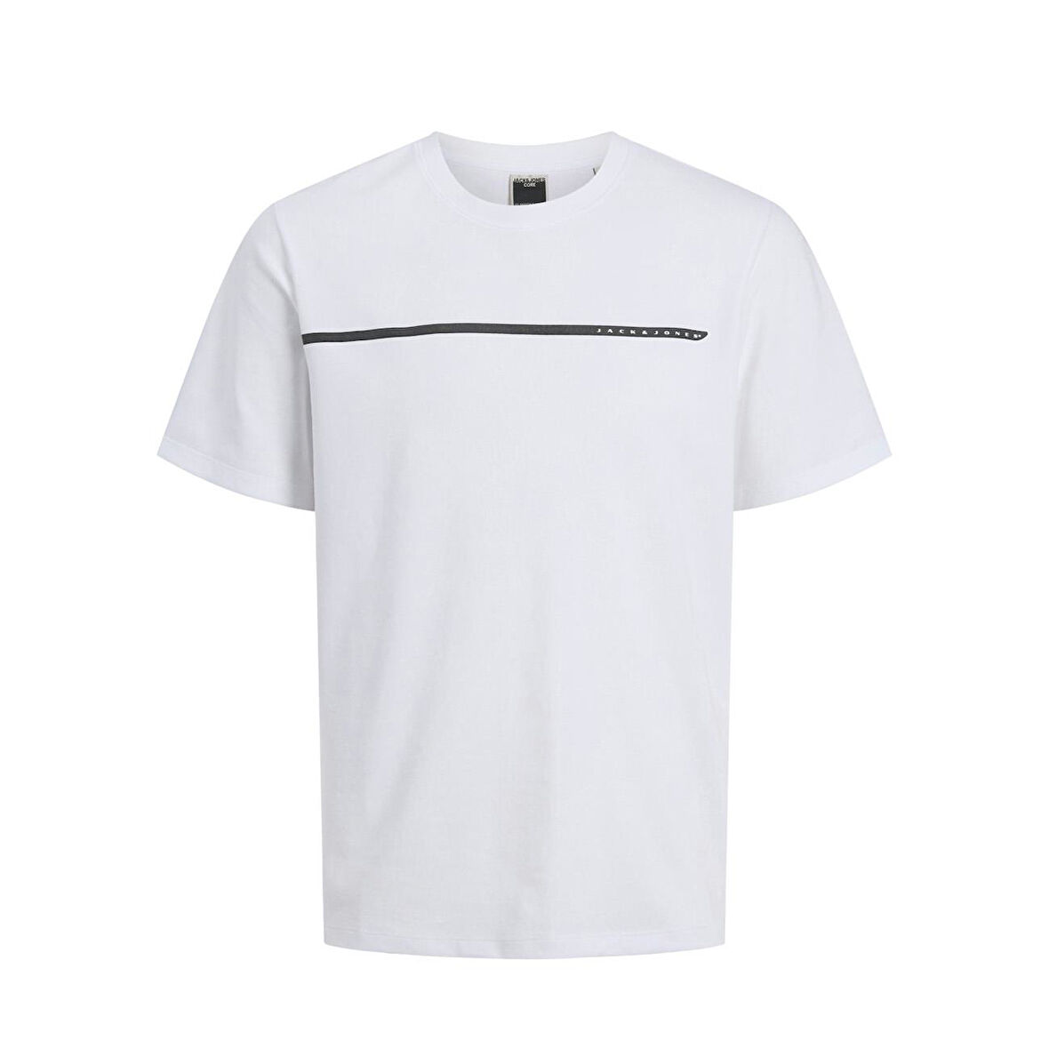 Jack & Jones 12273120 Jcofusion Full Branding Tee Ss Crew Beyaz