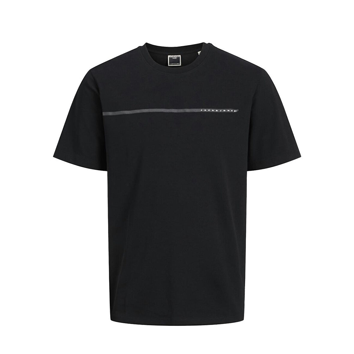 Jack & Jones 12273120 Jcofusion Full Branding Tee Ss Crew Siyah