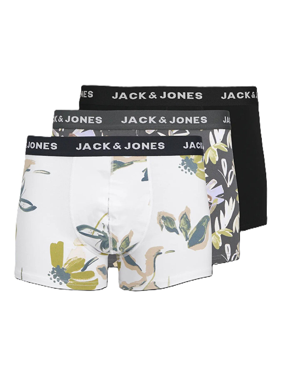 Jack&Jones Jacabstract Trunks 3'lü Erkek Boxer 12273114