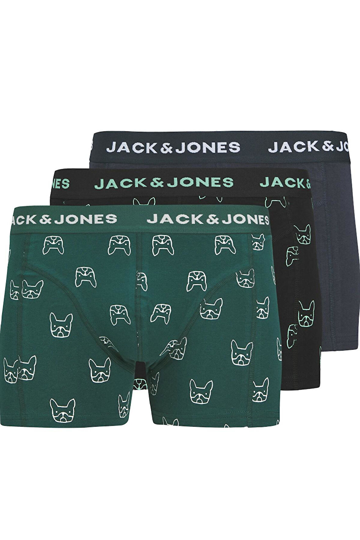 JACDENIM DOG TRUNKS 3 PACK 