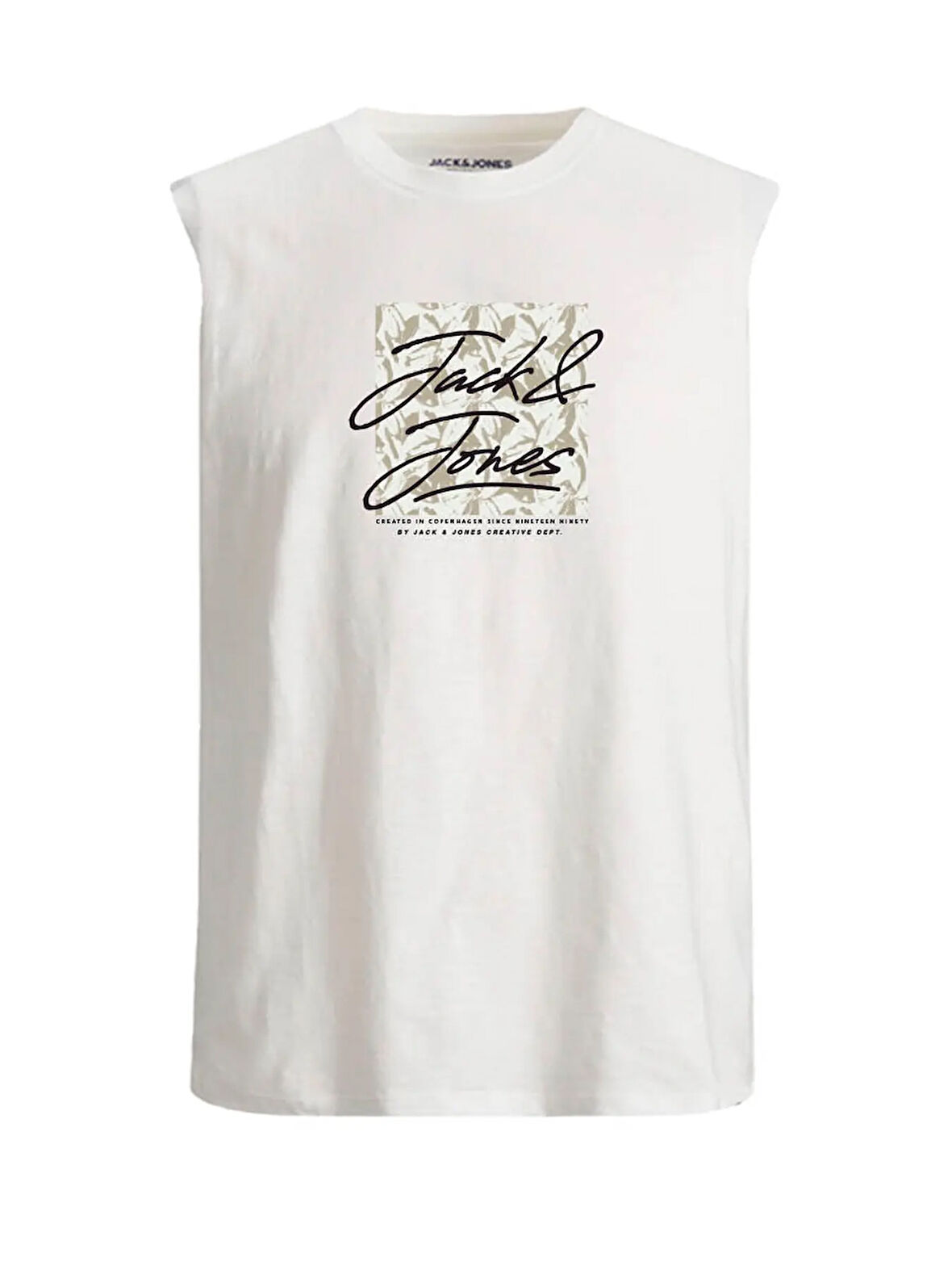 Jack & Jones Erkek Regular Fit Kolsuz Baskılı T-shirt - 12277942