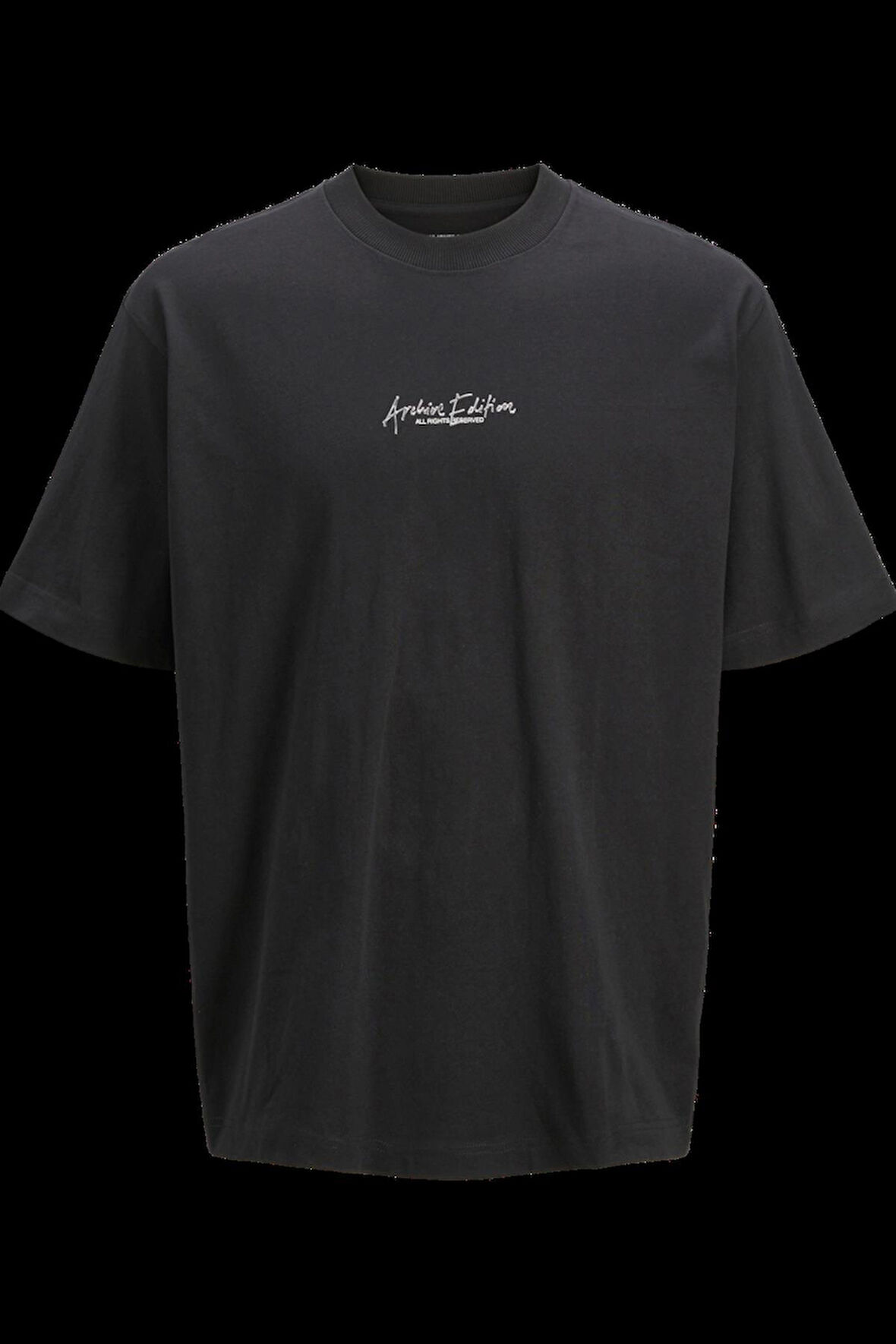 JCOCHROME SILVER PRINT TEE SS CREW NECK SİYAH