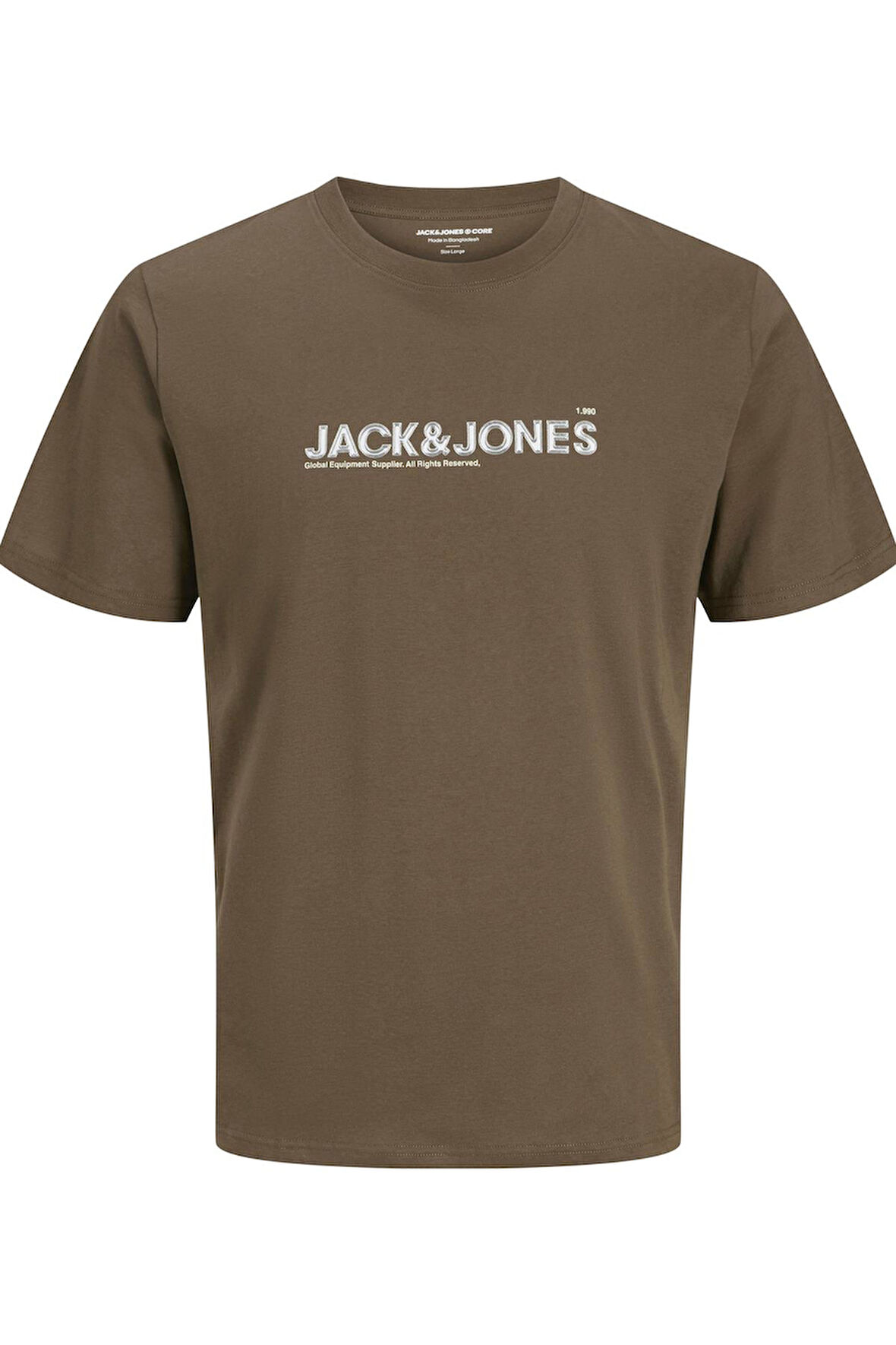 JCODYNAMIC BRANDING TEE SS CREW NECK FST KAHVERENGİ