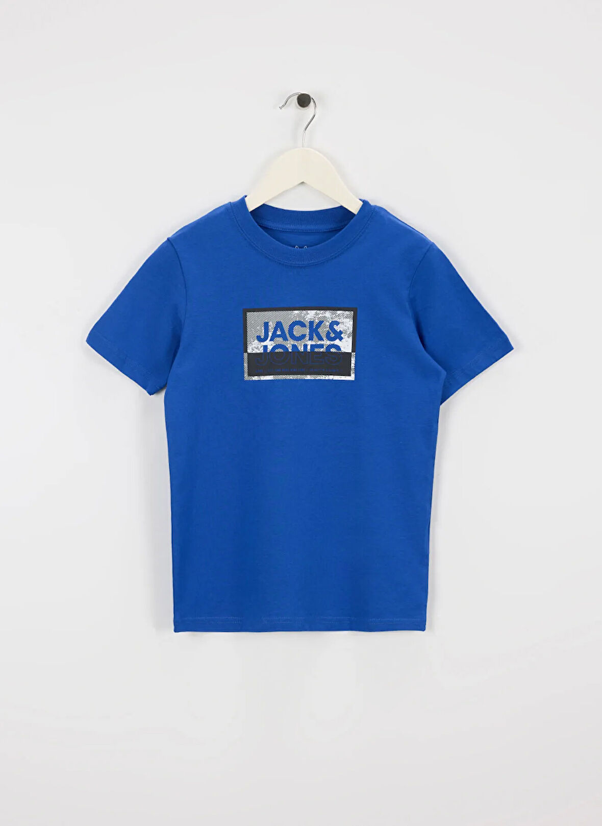Jack & Jones Baskılı Saks Erkek Çocuk T-Shirt 12254194