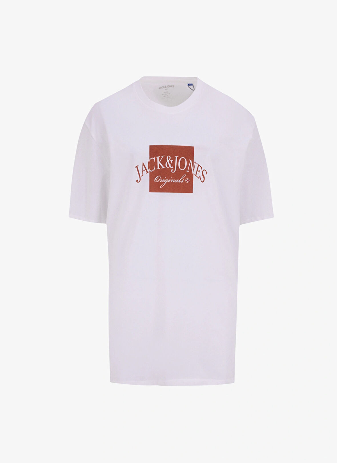 Jack & Jones Bisiklet Yaka Beyaz Erkek T-Shirt 12278722_JORBOSTON TEE SS CREW NECK