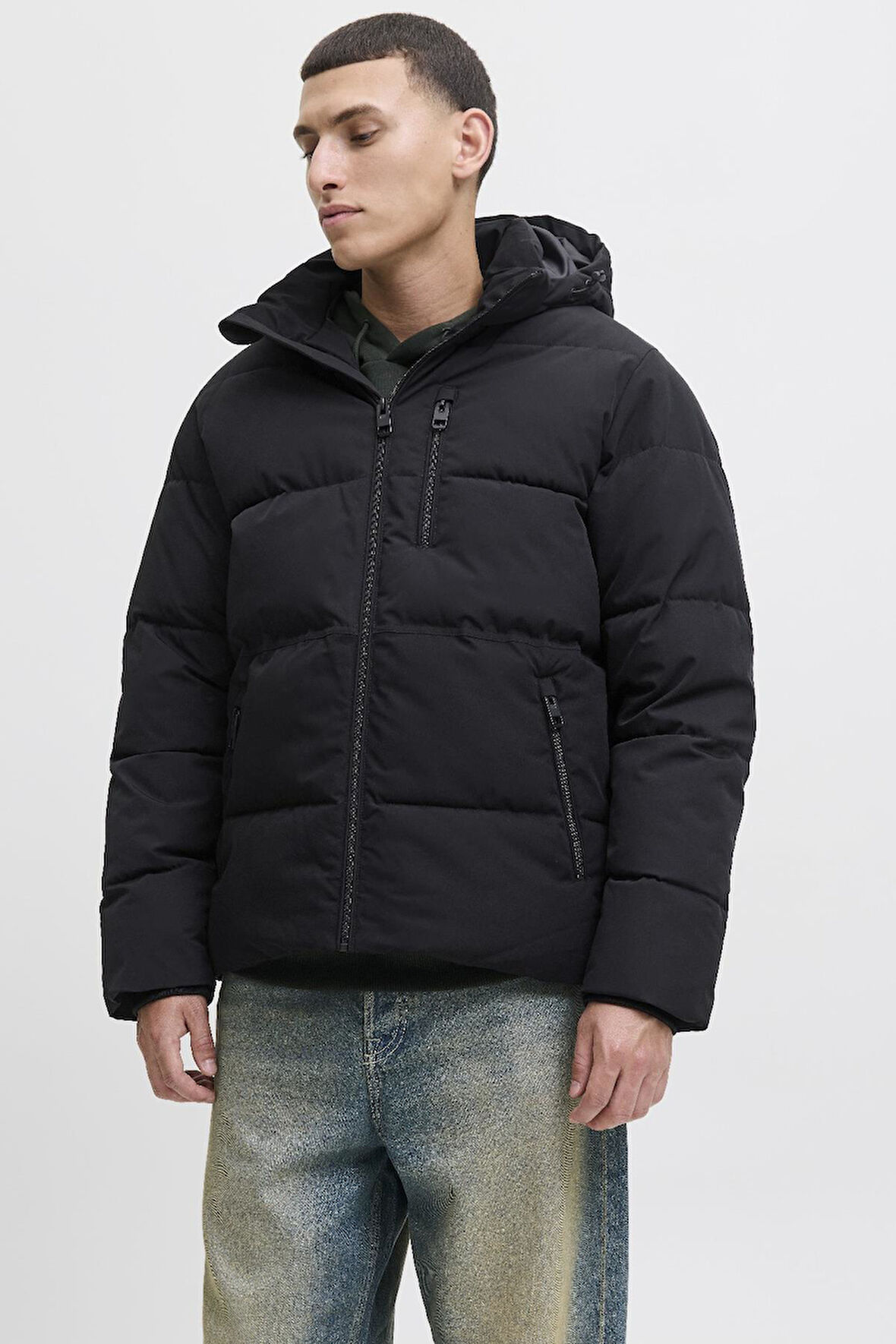 Jack & Jones JJEOWEN Puffer Erkek Şişme Mont – Su Geçirmez, Soğuk Hava Koruması, Günlük Kışlık Ceket 