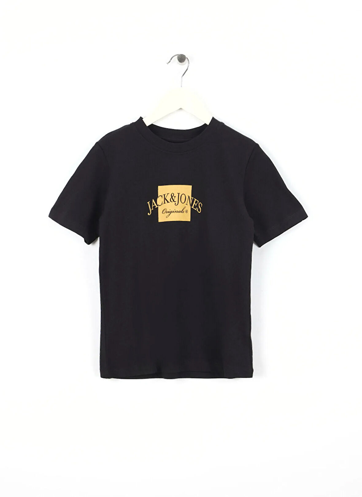 Jack & Jones Baskılı Siyah Erkek Çocuk T-Shirt 12278337