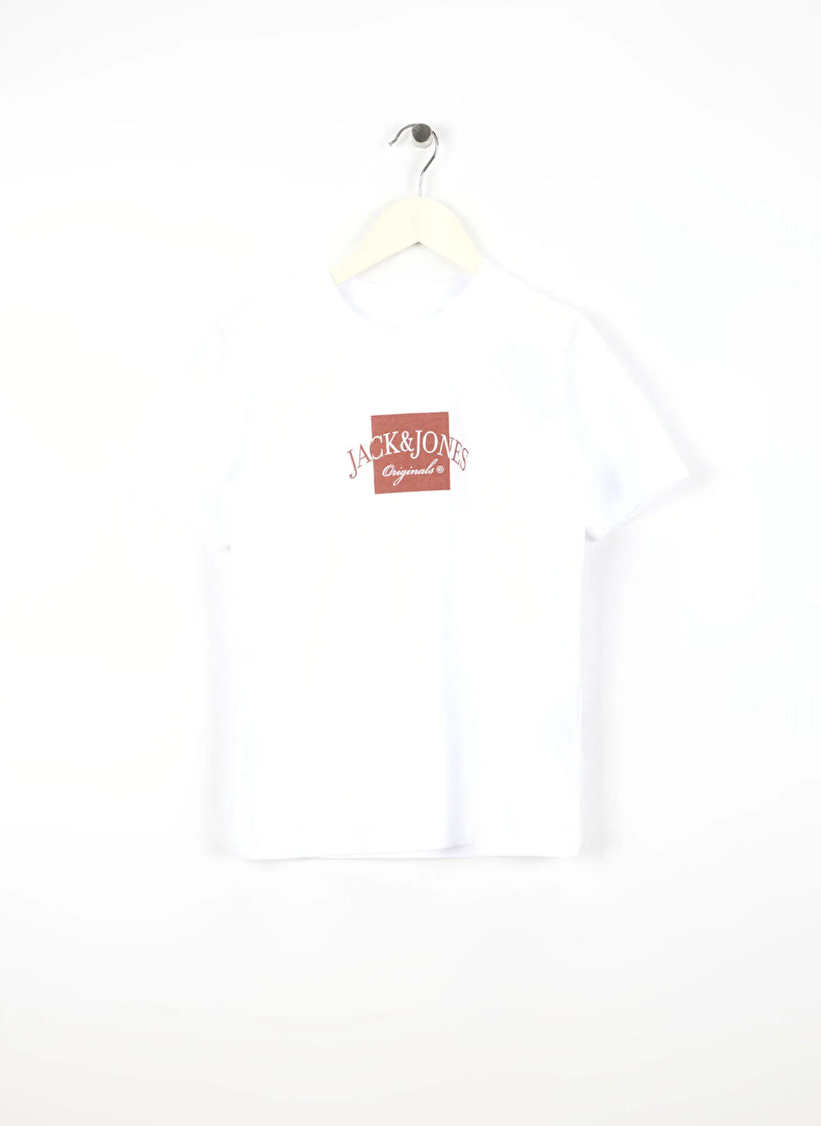 Jack & Jones Baskılı Beyaz Erkek Çocuk T-Shirt 12278337