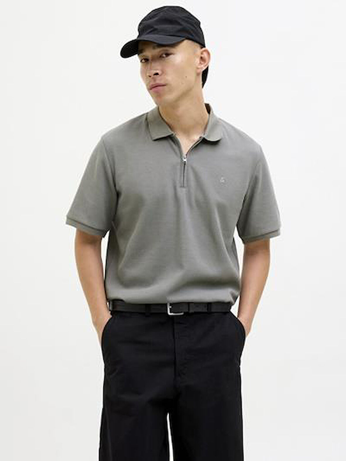 JJEAUSTIN ZIP POLO SS NOOS 