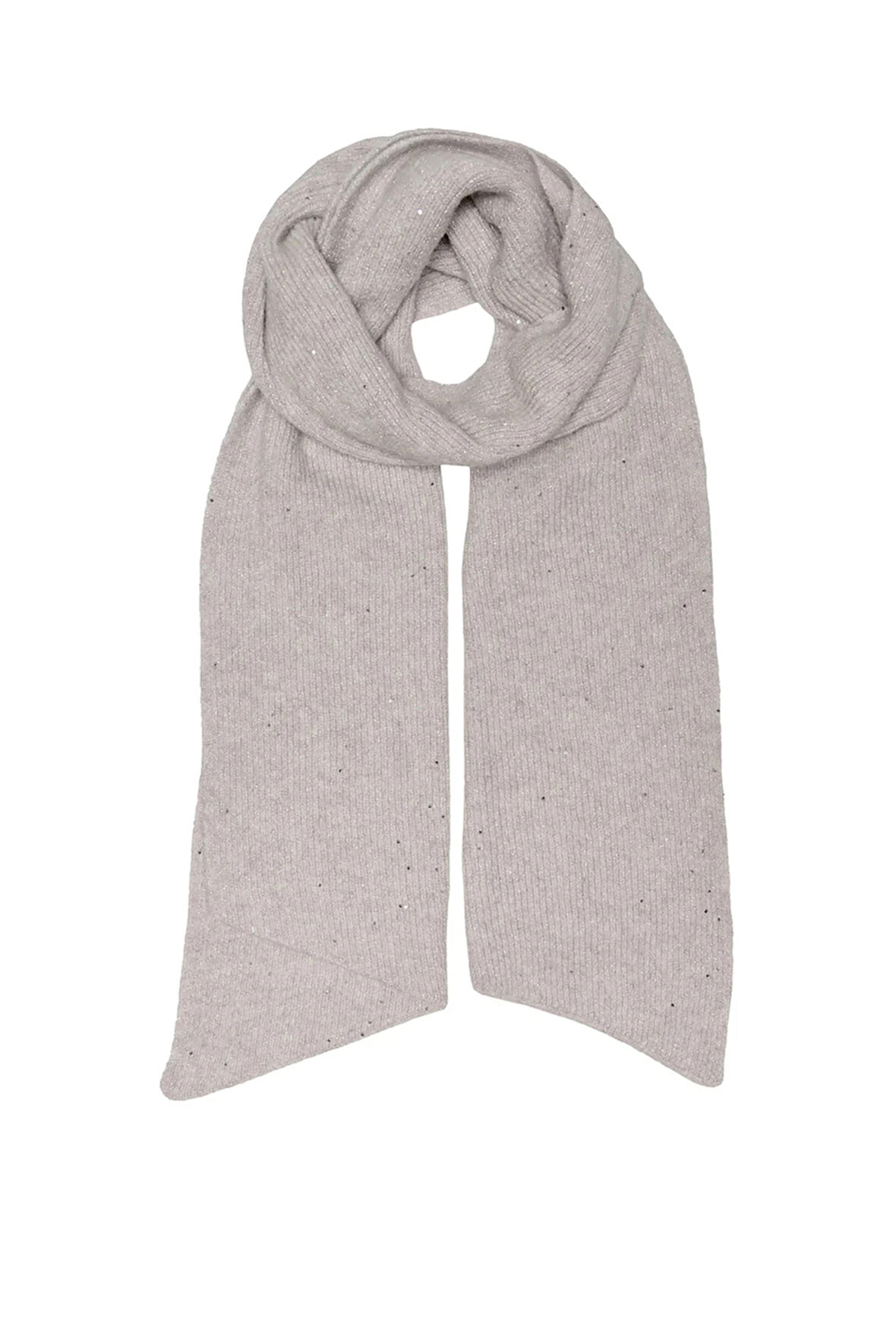 Only Kadın Onlsola Simli ve Pul Detaylı Yün Atkı 15349813 Taş