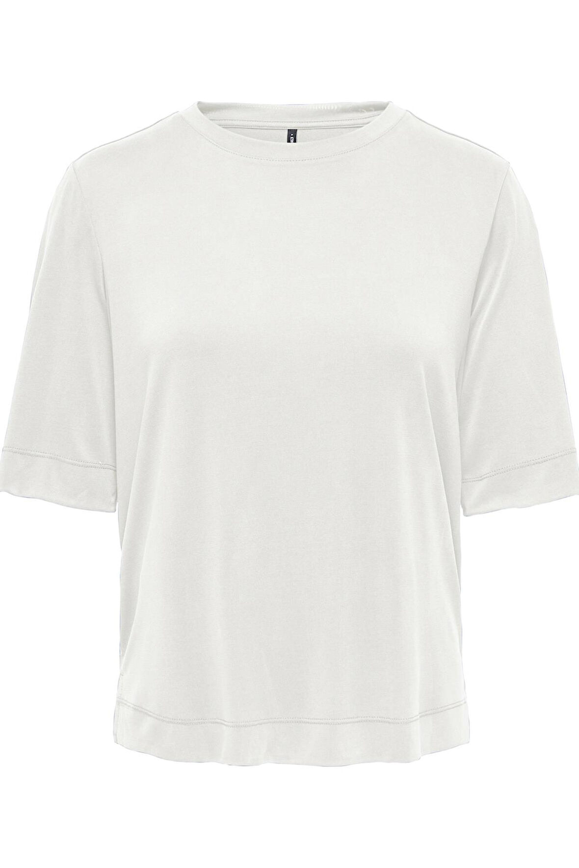 ONLHANNAH S/S O-NECK TOP JRS AÇIK BEJ