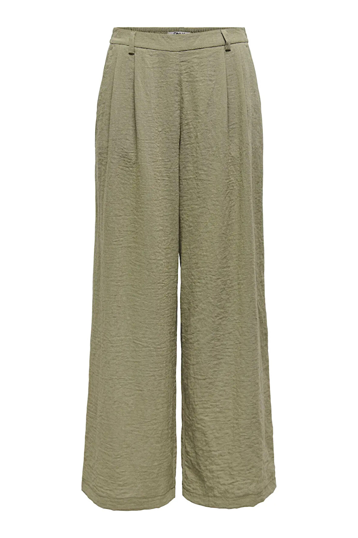 Only Kadın Onlemmıa Rahat Kesim Bol Paça Beli Lastikli Pantolon 15347204 Haki