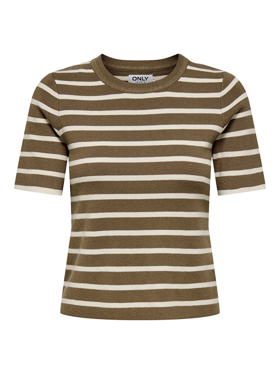 ONLFIE 2/4 PULLOVER CC KNT Kadın Kahverengi Kazak - 15344307