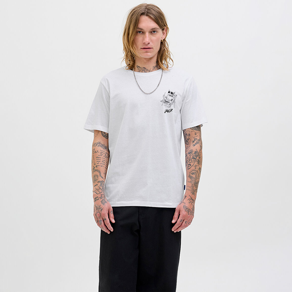 Jack Jones Tişört Relax Crew Neck